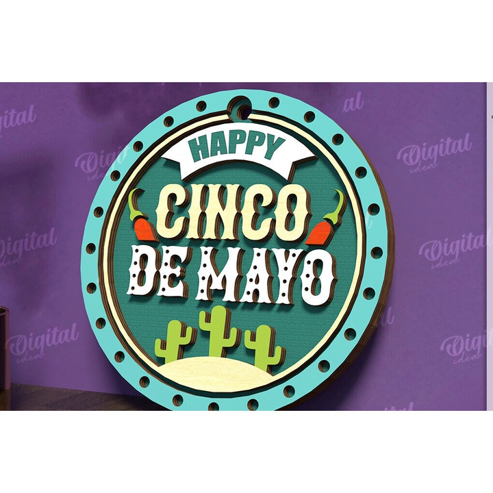 Placa decorativa din lemn de plywood, Intrahome, 3mm-4mm, culoare wenge, dimensiuni 30x20cm