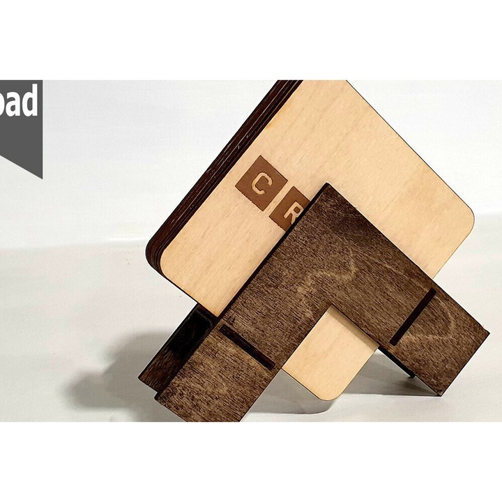 Placa lemn, Intrahome, 3mm-4mm, 30x20cm, ideala pentru proiecte DIY