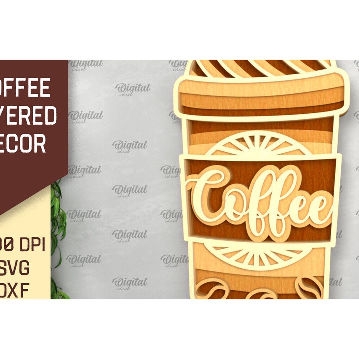 Accesorii decorative, Intrahome, Diakosmese toichou cu stroseis kaphe, 3mm-4mm, 30x20cm