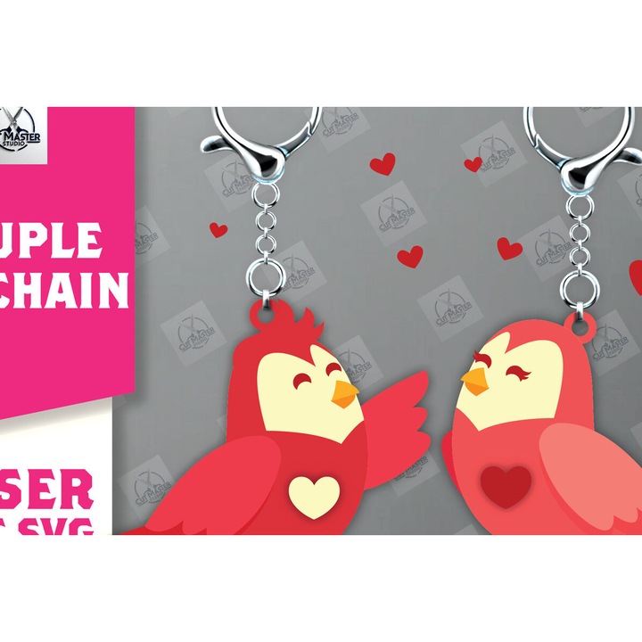 Breloc din lemn taiat cu laser, Intrahome, 3mm-4mm, 4x4 cm, set pentru DIY