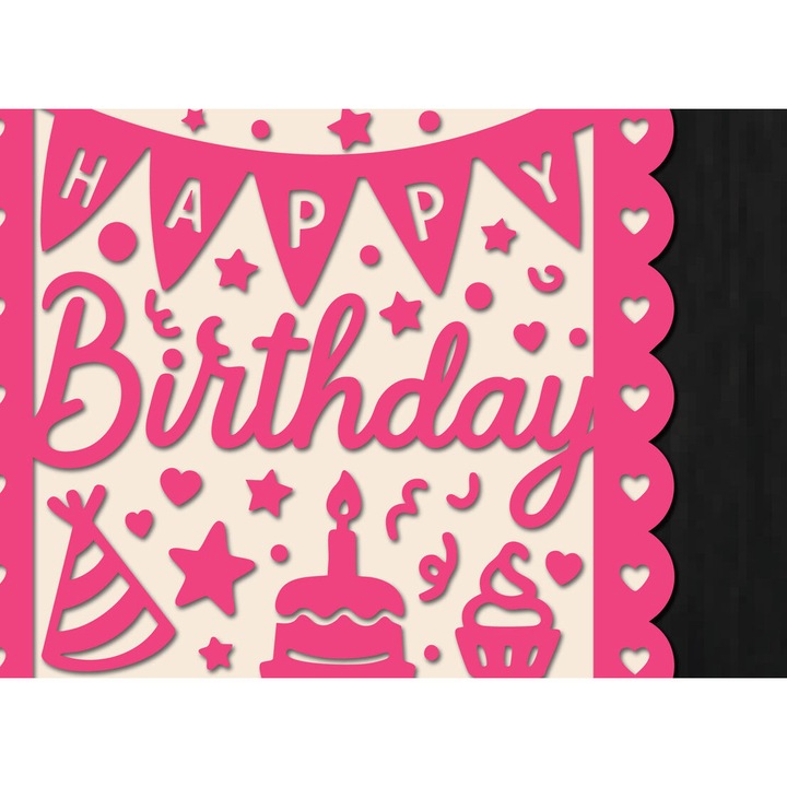 Set de artizanat, Intrahome, Cricut Dorokarta genethlion Cut, 3mm-4mm, 20x20cm