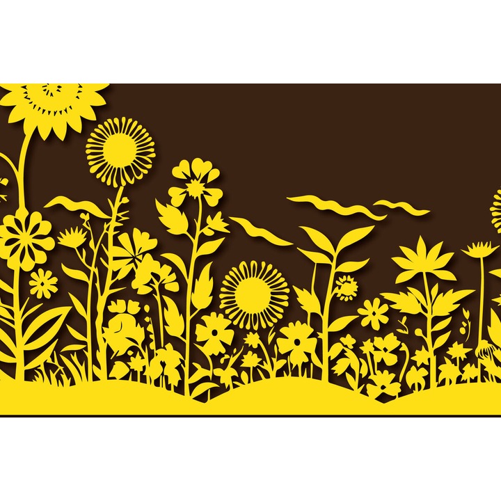 Seturi de artizanat, Intrahome, Paketo Cricut Wildflower Element, 3mm-4mm, 4x4cm