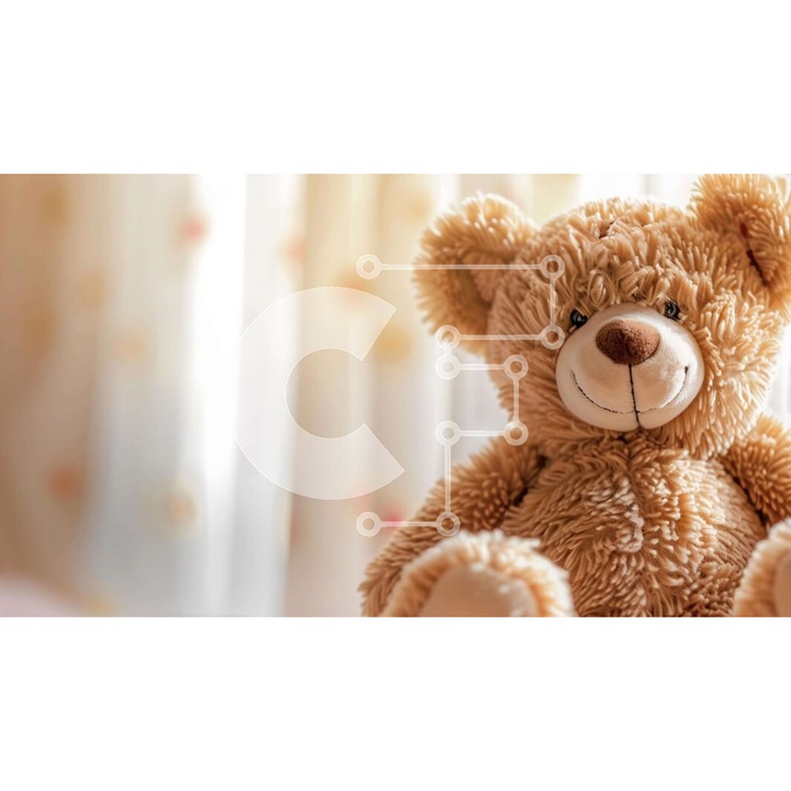 Puzzle din lemn Intrahome, capra vesela, 25 piese, 10x10 cm, cutie din lemn wenge