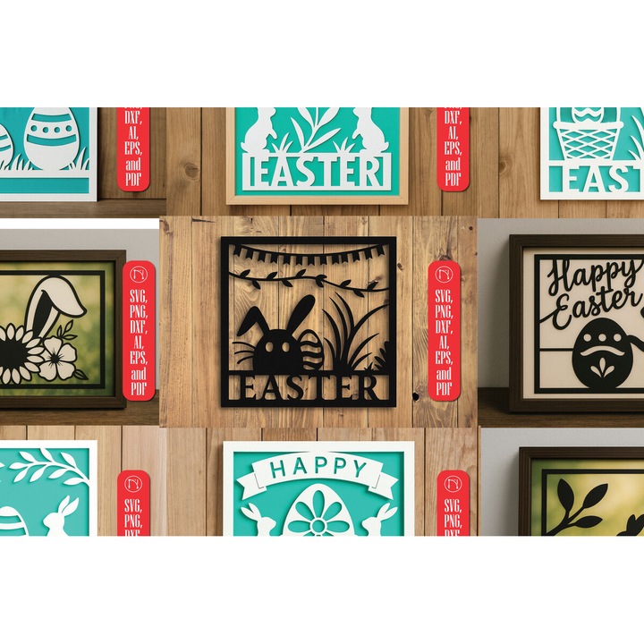 Set accesorii decorative din lemn plywood, Intrahome, 3mm-4mm, culoare wenge, dimensiune 4x4 cm