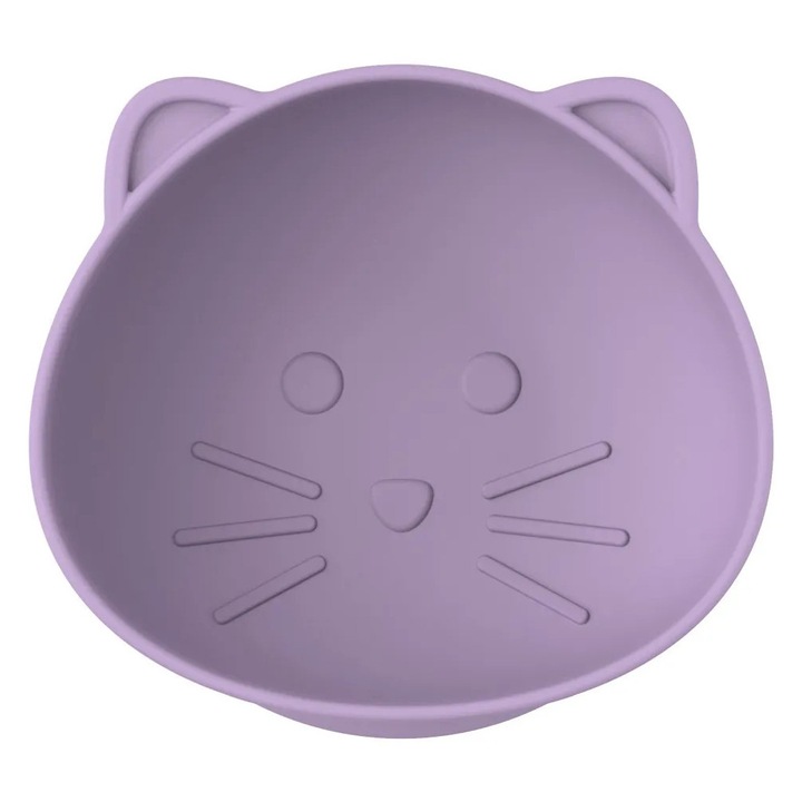 Set 2 tálka tapadókorongos szilikon melli macska modell