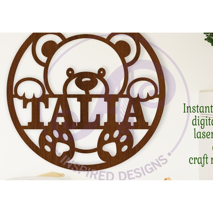 Placa lemn, Intrahome, Charitomeno arkoudaki, 3mm-4mm, 40x50cm