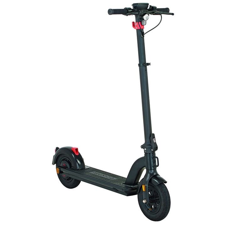 Prophete elektromos roller, 10 hüvelykes, 374 Wh, összecsukható, hordozható, mechanikus tárcsafék, közúti használatra engedélyezett