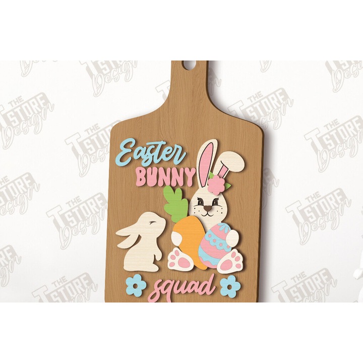 Tacatoare de bucatarie, Intrahome, Mini, 15x15cm, din plywood 3mm-4mm, pentru decorare si proiecte DIY