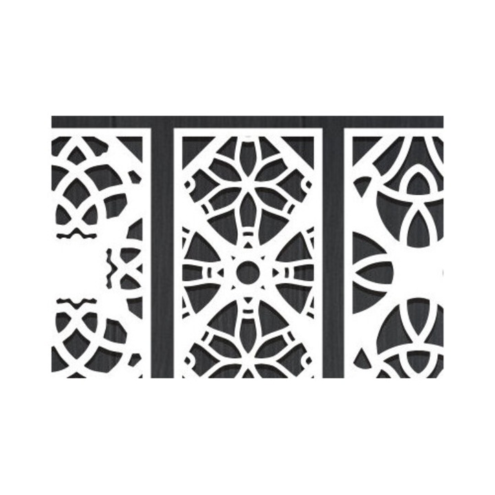 Panou decorativ din plywood, Intrahome, 3mm-4mm, wenge, 20x20cm