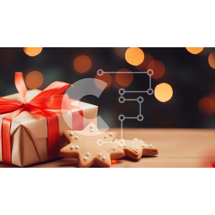 Puzzle din lemn, Intrahome, 10x10 cm, 25 piese, cutie rosie, cu melopsomo pe masa de lemn