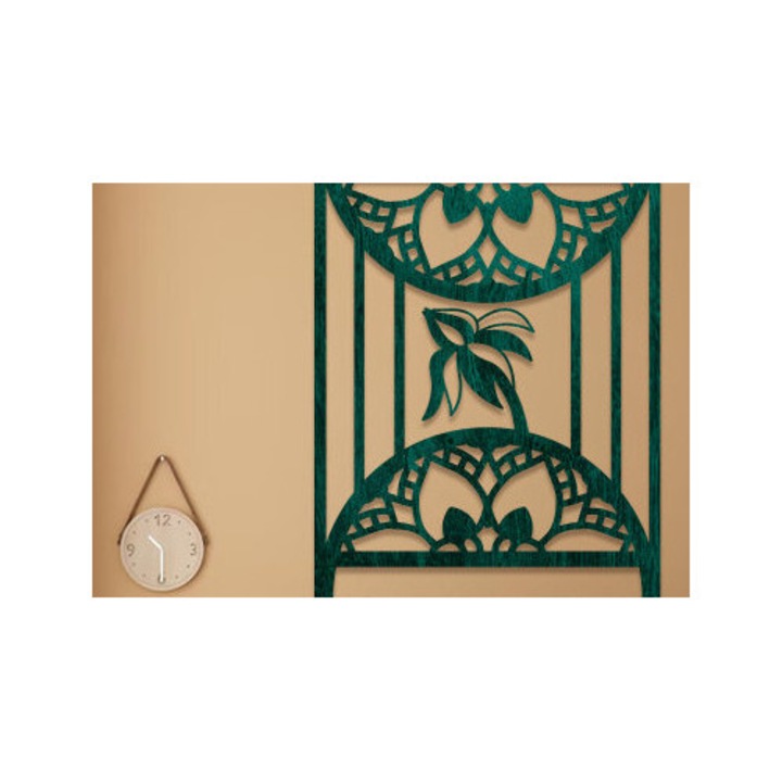 Panou decorativ din plywood, Intrahome, 3mm-4mm, wenge, 20x20cm