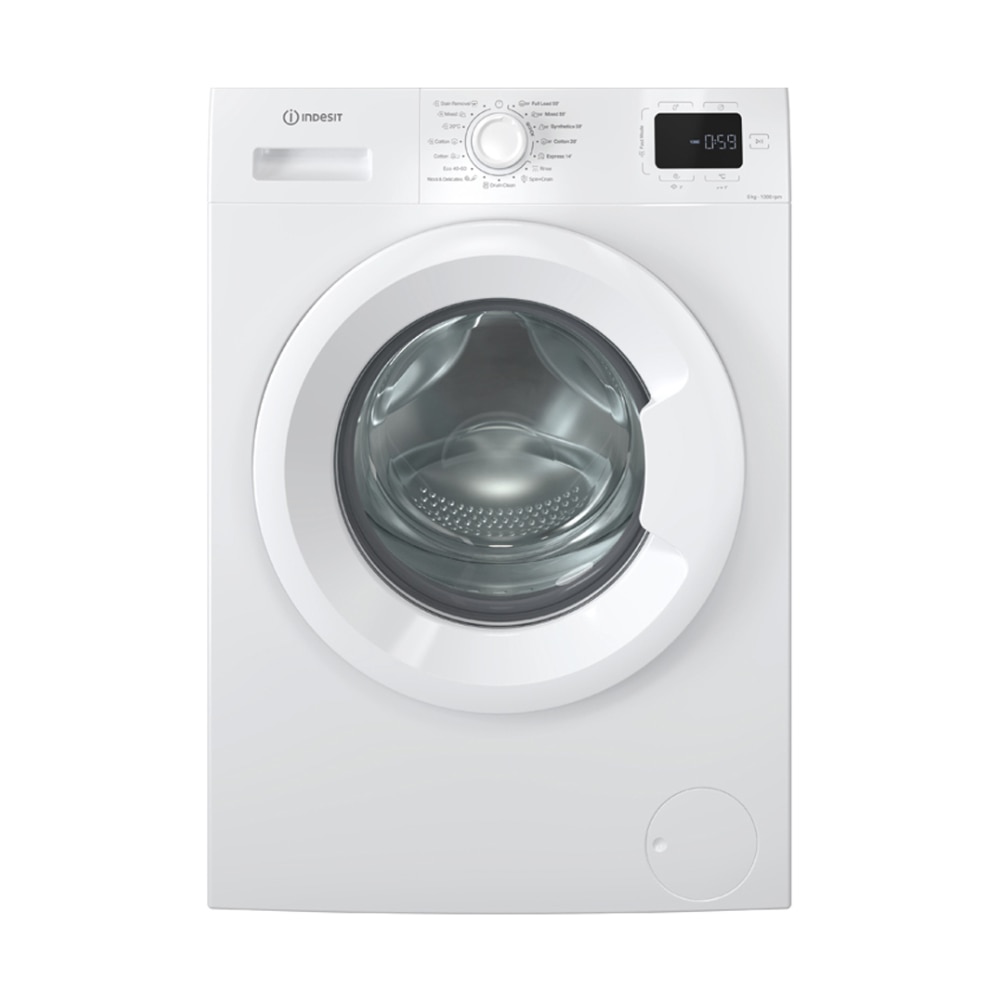 Masina de spalat rufe Indesit IM 640 MY TIME EE, Control centrifugare, Control temperatura, 6 Kg, 1000 rpm, Clasa B, Alb