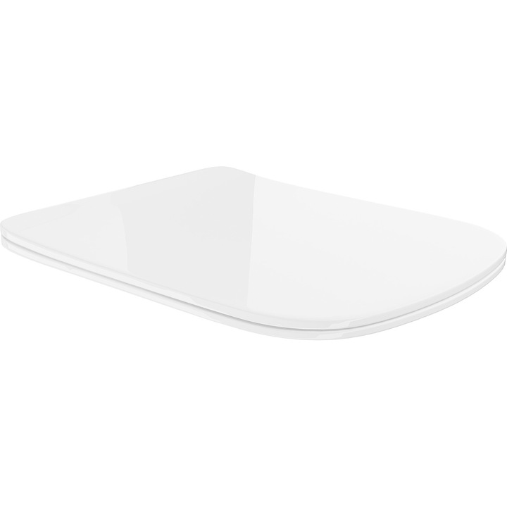 Тоалетна седалка Mexen, тънка, дуропласт, бяла, 39120100