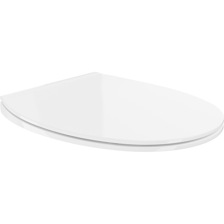 Капак за тоалетна Mexen Egg, овален, дуропласт, бял гланц