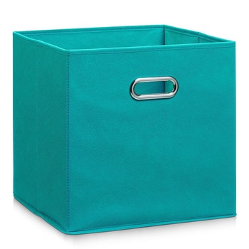 Cos de depozitare, Zeller, 32 x 32 x 32 cm, Albastru Cos de depozitare, Zeller, 32 x 32 x 32 cm, Albastru