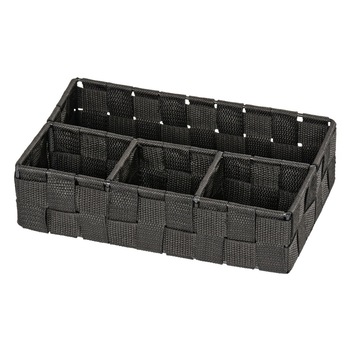 Organizator ADRIA BLACK - container pentru baie, WENKO Organizator ADRIA BLACK - container pentru baie, WENKO