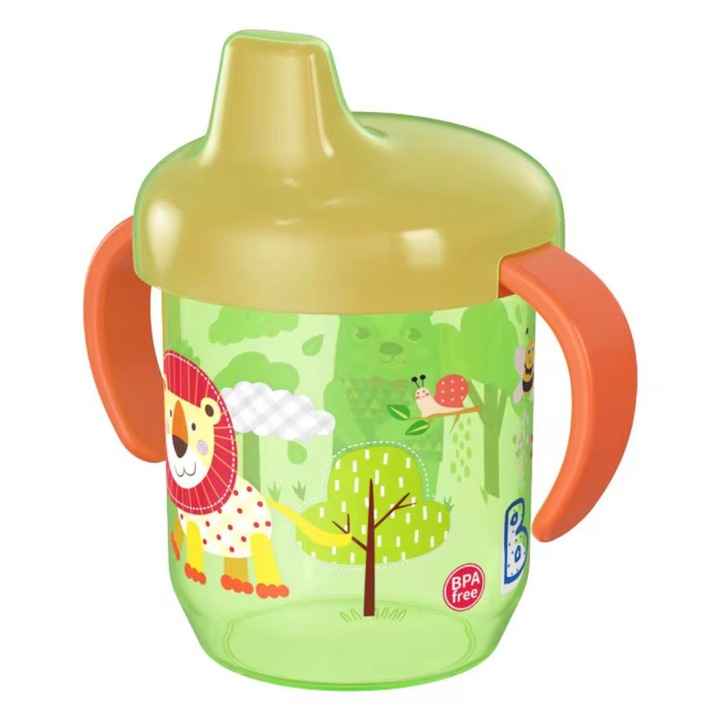 Cana Anti-Curgere Cu Manere Denn Store, pentru copii Leu