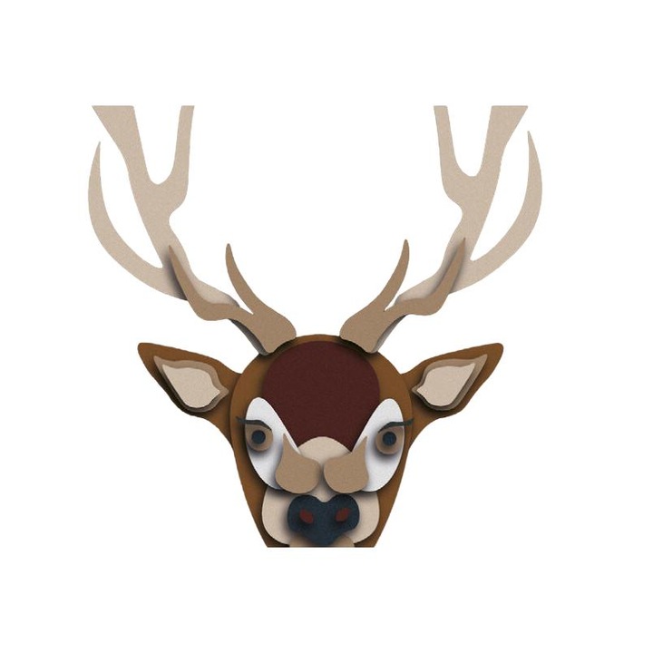 Placa lemn decorativa, Intrahome, 3mm-4mm, maro, 30x20cm