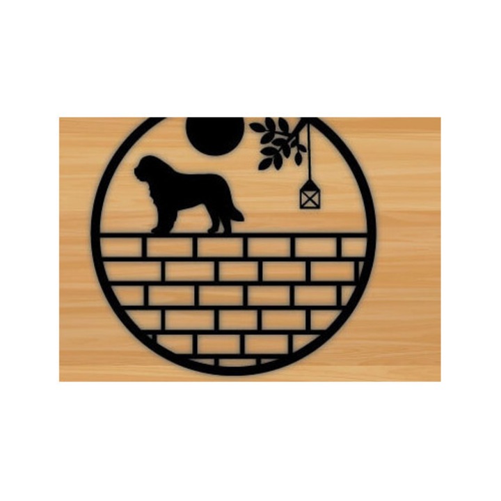 Set de artizanat, Intrahome, toichos metalic cu lima, plywood 3mm-4mm, 40x50cm