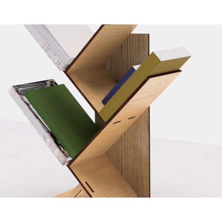 Placi lemn, Intrahome, 3mm-4mm, 4x4cm, set de 2 bucati