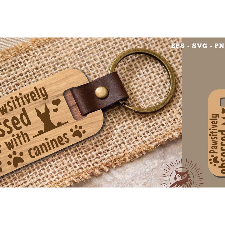 Breloc cu laser din lemn, Intrahome, 3mm-4mm, 4x4 cm, set de 4 bucati