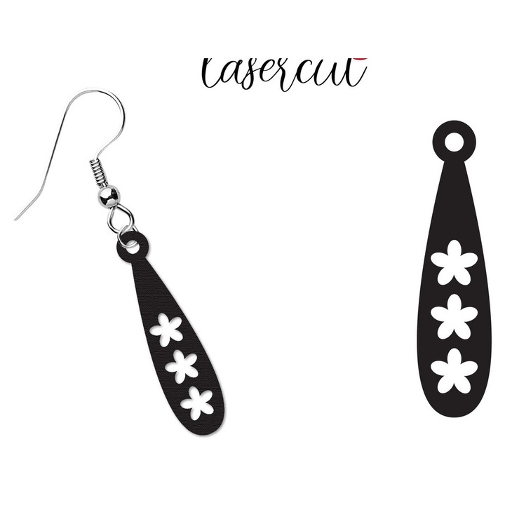 Placi lemn, Intrahome, Skoulariki LaserCut, 3mm-4mm, 3x3cm, set