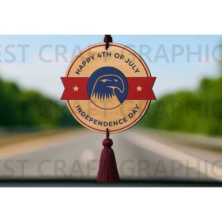 Emblema din lemn 3mm-4mm, Intrahome, set 4 bucati, 6x6 cm, pentru decorare si proiecte DIY