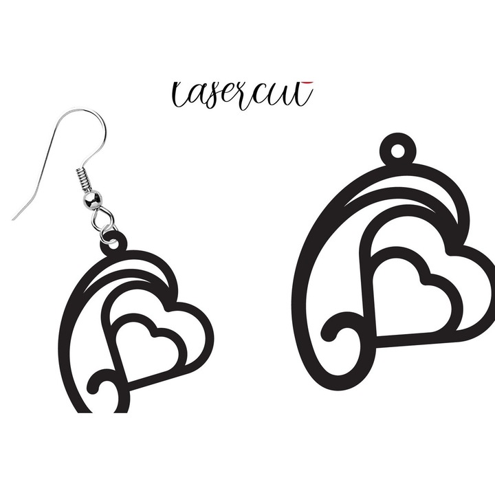 Placi lemn, Intrahome, Skoulariki LaserCut, 3mm-4mm, 3x3 cm