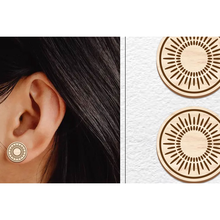 Placi lemn, Intrahome, Skoularikia magnetes, 3mm-4mm, 3x3 cm, set