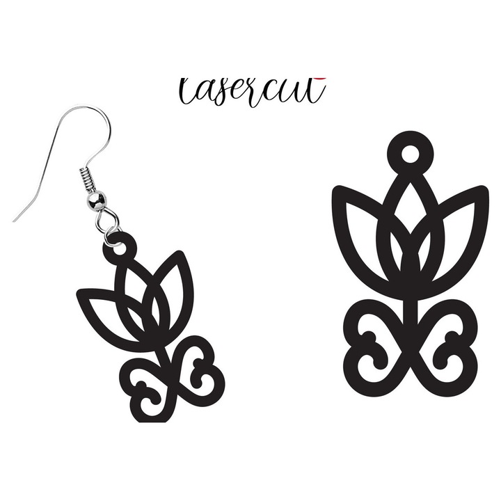 Placi lemn, Intrahome, Skoulariki LaserCut, 3mm-4mm, 3x3cm