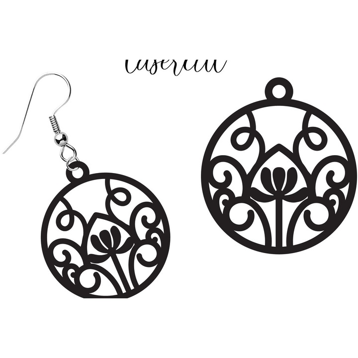 Placi lemn, Intrahome, Skoulariki LaserCut, 3mm-4mm, 3x3cm, set