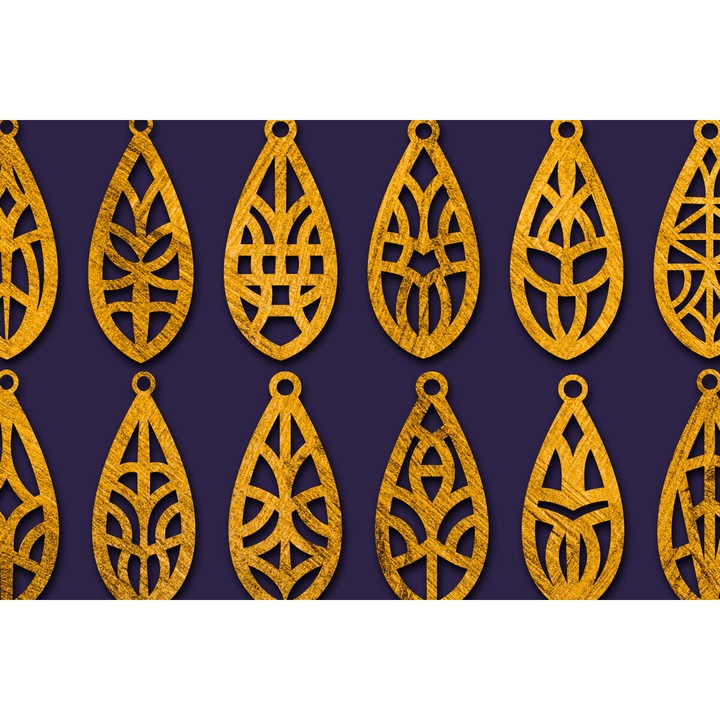 Seturi de artizanat, Intrahome, Skoularikia Kosmemata Laser Cut, 3mm-4mm, 3x3 cm