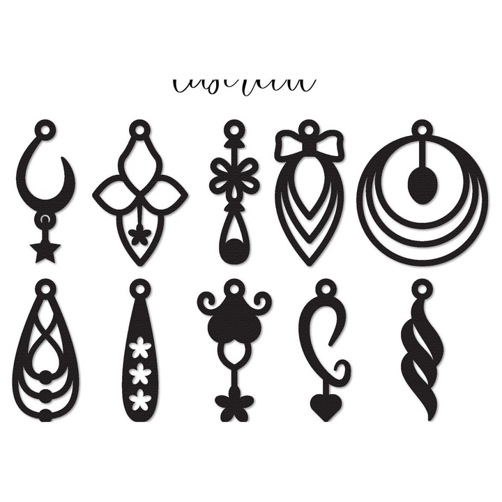 Placi lemn, Intrahome, Skoulariki LaserCut, 3mm-4mm, 3x3cm, set