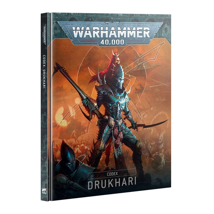 Warhammer 40000 játékbővítmény, Kódex: Drukhari 2025, Games Workshop, angol nyelv, többszínű