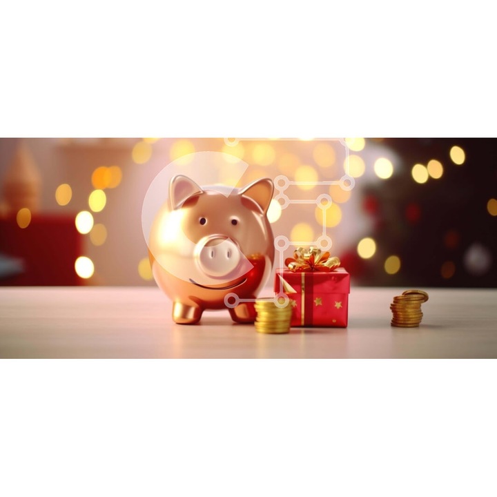 Puzzle Intrahome, 10x10 cm, 25 piese, imagine cu un chrisos koumpara, cutie din lemn wenge