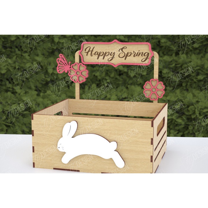 Cutie pentru dulciuri de Paste, Intrahome, 15x15cm