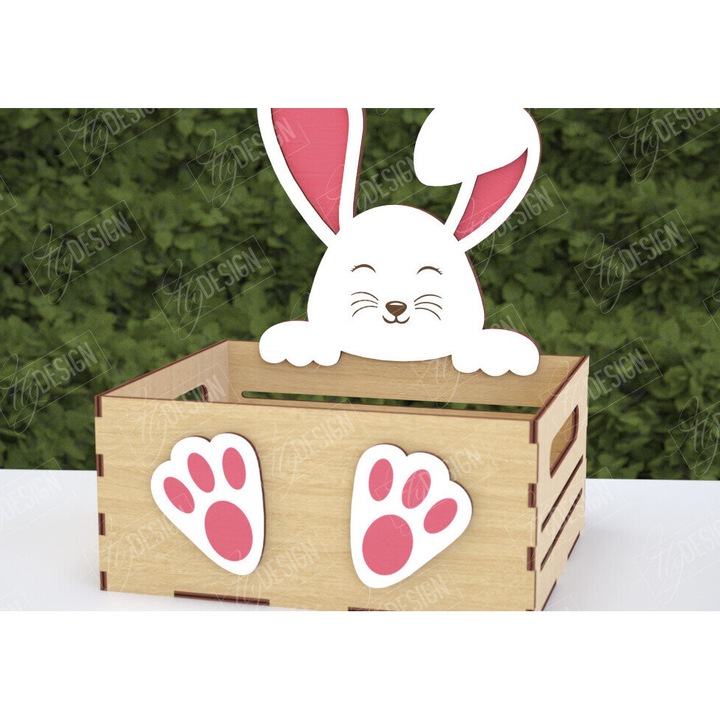 Cutie pentru dulciuri de Paste, Intrahome, 15x15cm