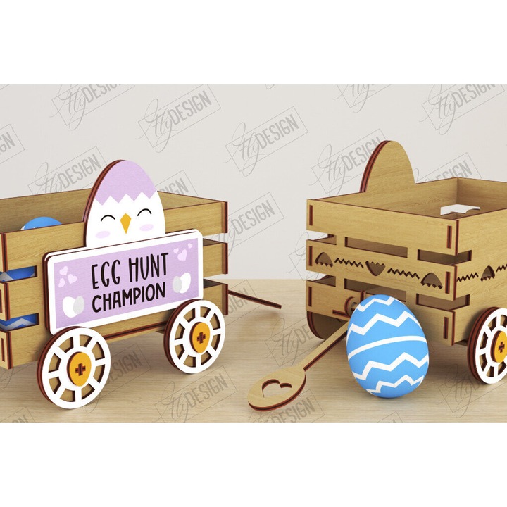 Carut pascalin din lemn, Intrahome, 3mm-4mm, culoare wenge, dimensiune 15x15cm