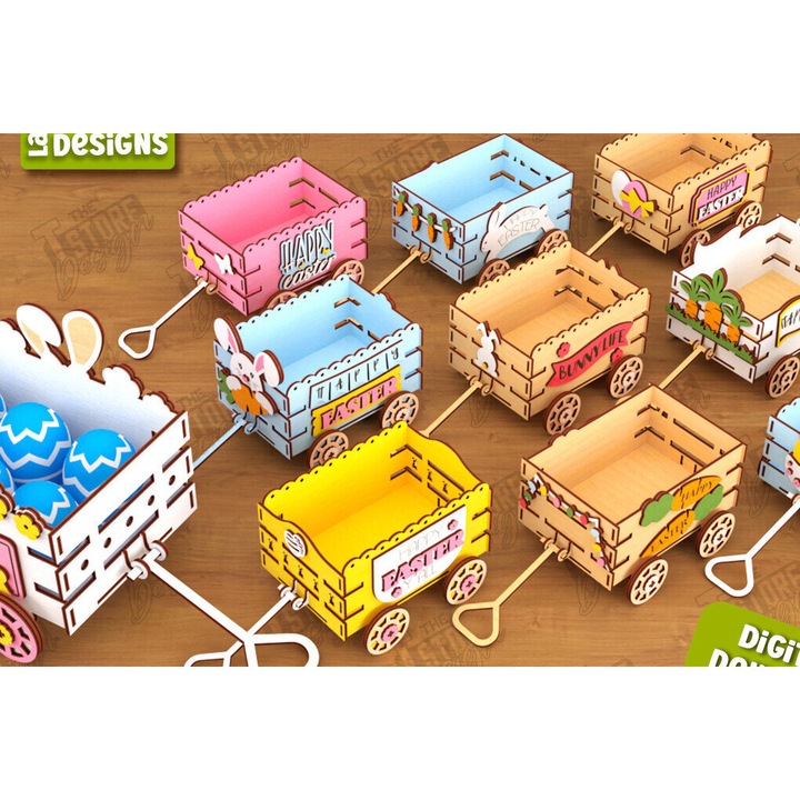 Carut pascalin din plywood, Intrahome, wenge, 3mm-4mm, 15x15cm