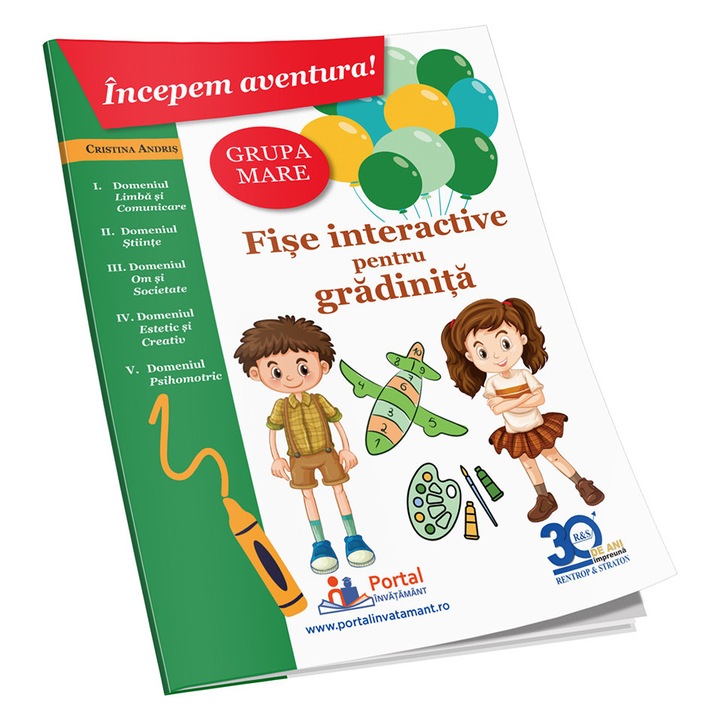 Incepem aventura - Fise interactive pentru gradinita - grupa mare, Rentrop&Straton
