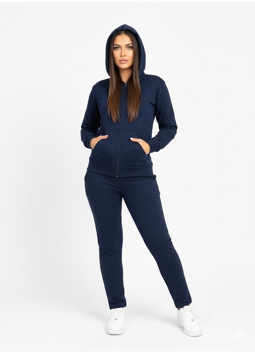 Trening bumbac dama EMD, Bleumarin