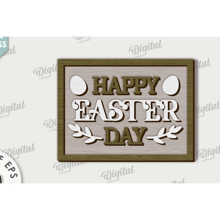 Placa decorativa Paschaline Mini, Intrahome, din plywood, 3mm-4mm, culoare wenge, dimensiune 15x15cm