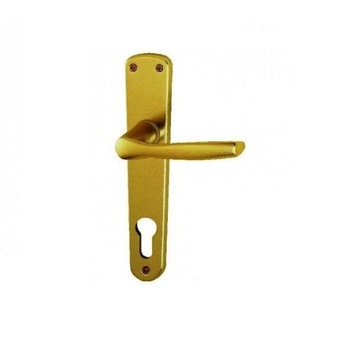 Maner usa Hoppe cu placa pentru cilindru bronz Maner usa Hoppe cu placa pentru cilindru bronz