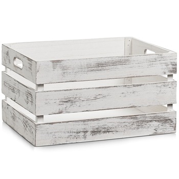 Cutie depozitare VINTAGE WHITE Zeller, Lemn, 39 x 29 x 21 cm, Alb Cutie depozitare VINTAGE WHITE Zeller, Lemn, 39 x 29 x 21 cm, Alb