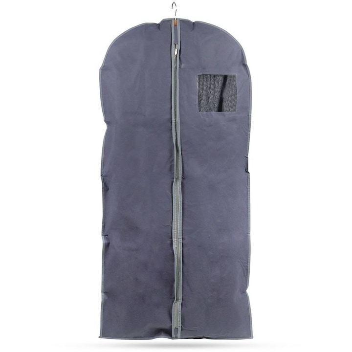 ​​​​​​​Husa pentru haine, 135x61 cm, Negru