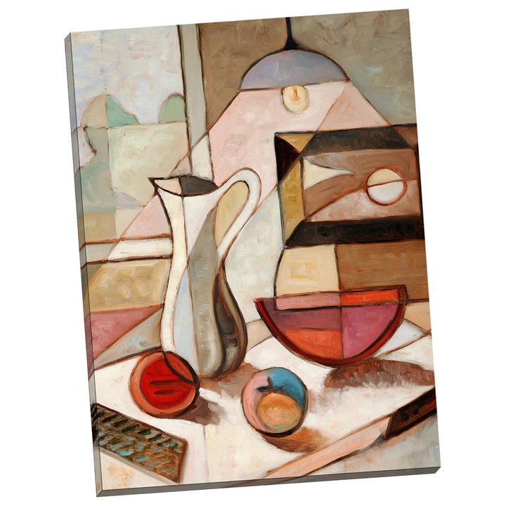 Tablou grand canvas "Abstract Oil Painting" - 80 x 120 cm