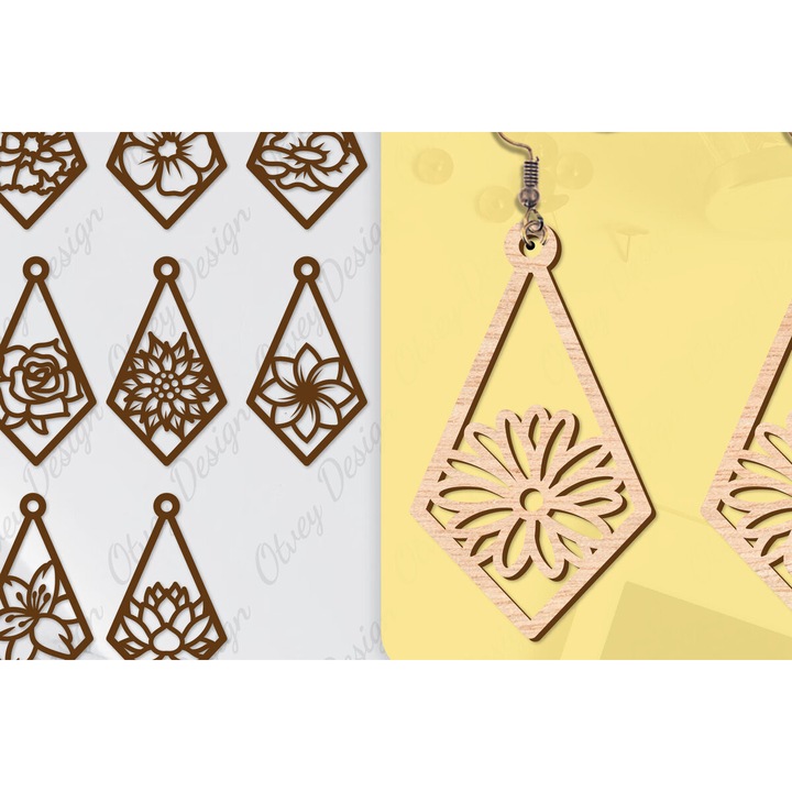 Seturi de artizanat, Intrahome, Skoularikia Mprelok Laser Cut, 3mm-4mm, 3x3cm