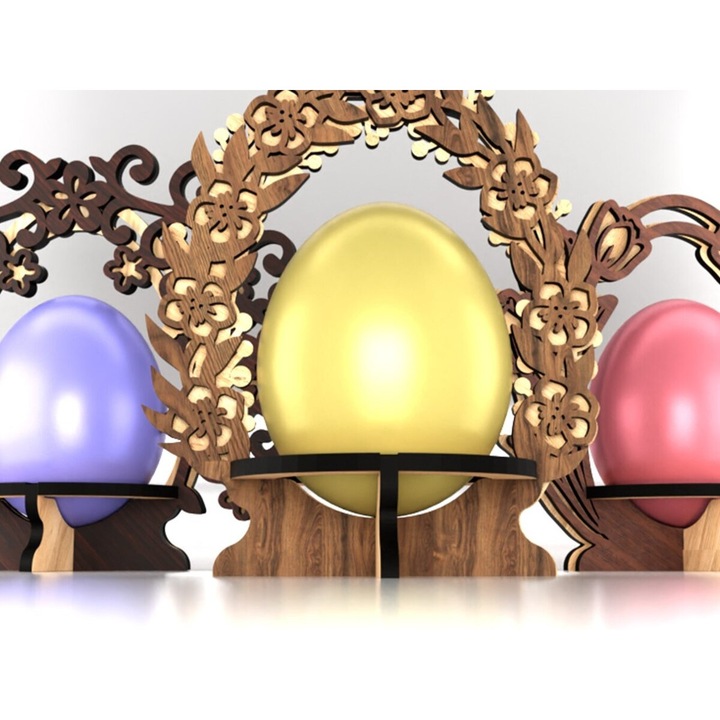 Set Paschalines Augothekes, Intrahome, din plywood 3mm-4mm, dimensiune 5x4cm, ideal pentru decorare si proiecte DIY