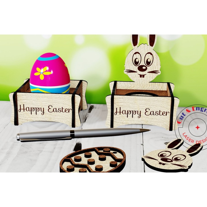 Cutie de Paste din lemn, Intrahome, 3mm-4mm, wenge, 4x4cm