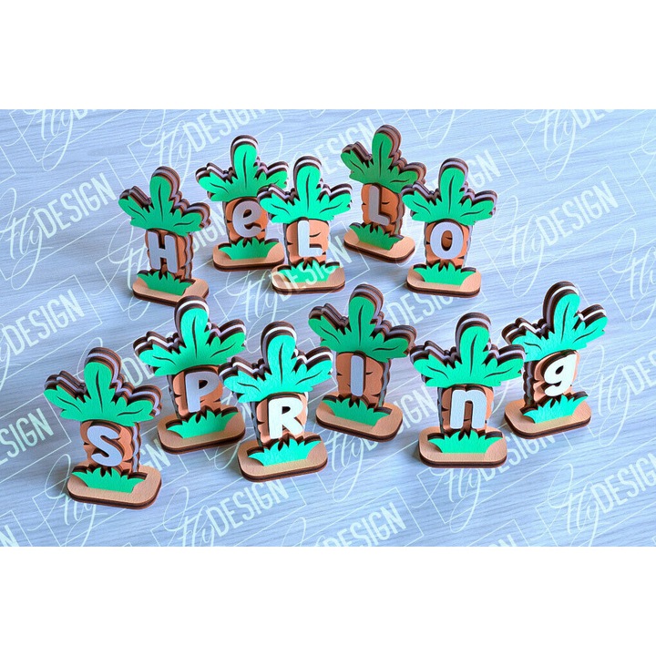 Paschalina karota, Intrahome, 3mm-4mm, 15x15cm, din plywood